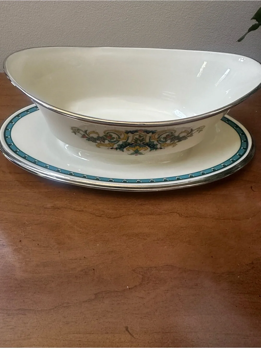 Vintage Lenox Fair Lady Gravy Boat